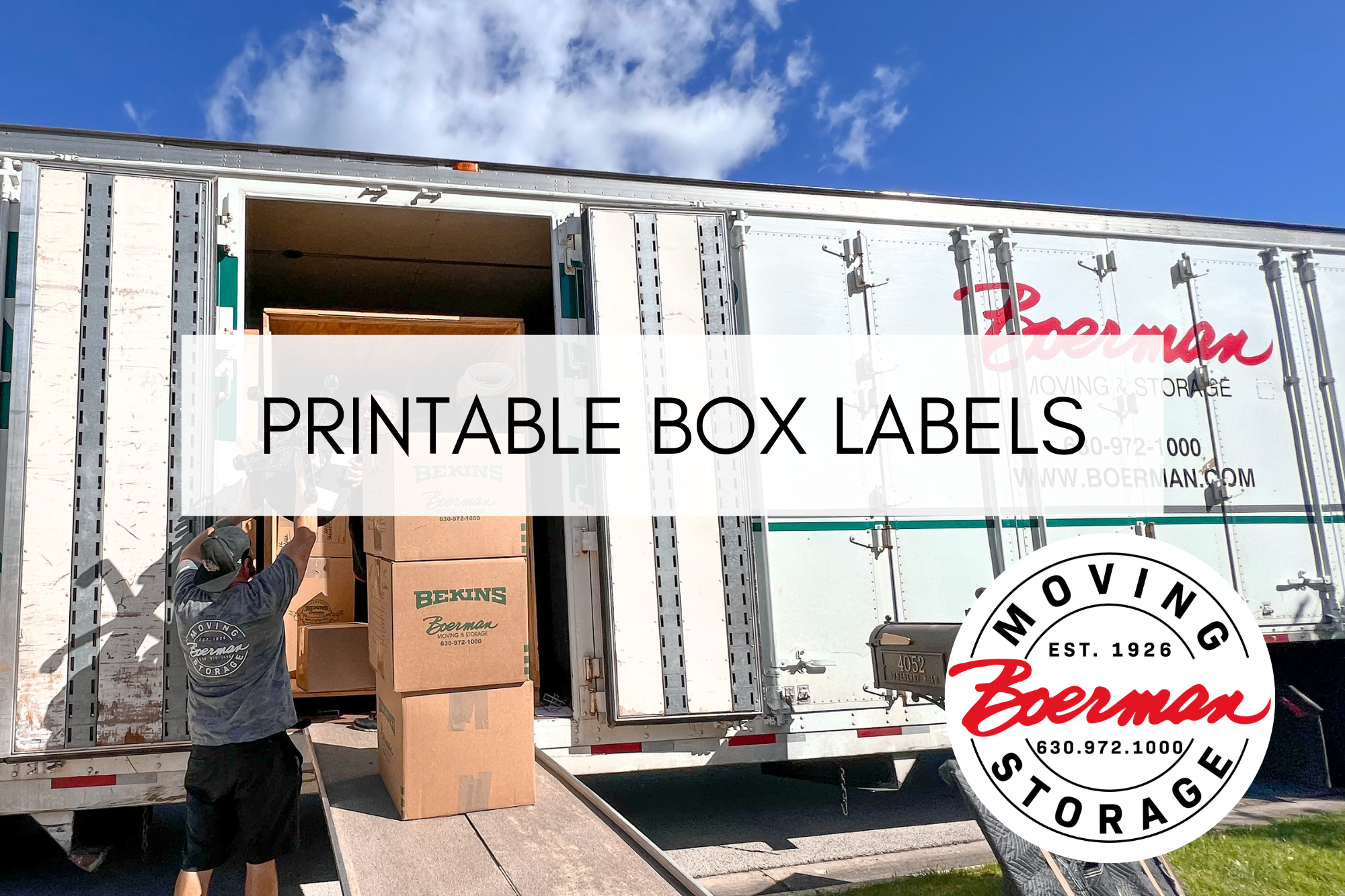 Printable Box Labels