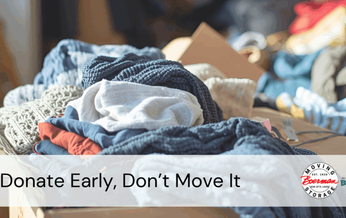 Donate it, don't move it