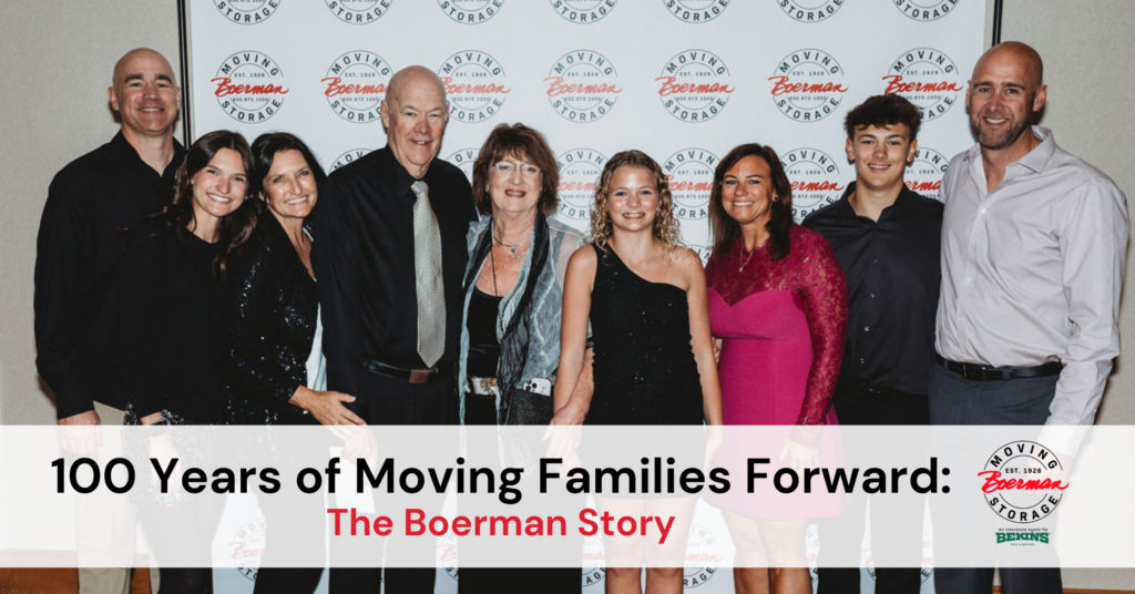 Boerman family celebrating 100 years of Boerman Moving & Storage